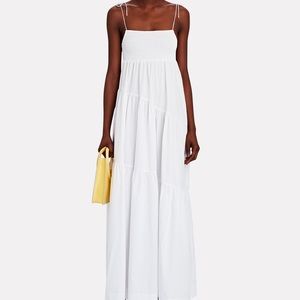 SWF SMOCKED TIERED MAXI DRESS